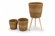 DECORTIVAS C/BASE SET X3 MACETAS