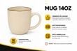 TAZA MUG CERAMICA (X1PCS) (378)