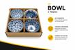 BOWL CERAMICA X4PCS - C/DISEÑO