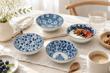 BOWL CERAMICA X4PCS - C/DISEÑO