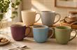 TAZA C/RAYAS - COLORES (X1PCS)