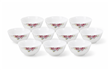 BOWL CERAMICA X10PCS - C/DISEÑO