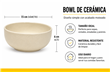 BOWL CERAMICA - 15CM BEIGE