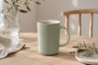 TAZA CERAMICA VERDE (X1PCS)
