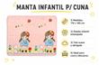 MANTA INFANTIL P/CUNA (110X140)