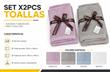 SET DE TOALLA + TOALLON (900)