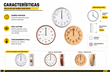 RELOJ DE PARED REDONDO - SURTIDOS