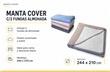 MANTA COVER C/2 FUNDAS ALMOHADA