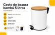 CESTO BASURA BAMBU - 5L