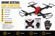 DRONE C/ GUANTE SENSOR