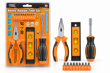 SET DE HERRAMIENTAS EN BLISTER 13PCS