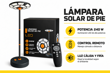 LAMPARA SOLAR LED DE PIE 240W PARA EXTERIOR