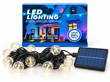 GUIRNALDA SOLAR 10 LUCES C/CONTROL