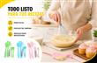 JUEGO UTENSILLOS COCINA - 5PCS