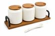 SET 3PCS FRASCOS C/CUCHARA