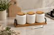 SET 3PCS FRASCOS C/CUCHARA