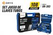 SET LLAVE TUBO 108 PCS ORYX