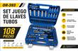 SET LLAVE TUBO 108 PCS ORYX