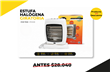 ESTUFA HALOGENA GIRATORIA 3 VELAS