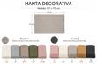 MANTA DECORATIVA (127x172cm)