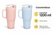 VASO QUENCHER DE VIDRIO 1200ML