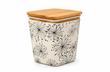 CONTENEDOR GRANDE C/TAPA BAMBU