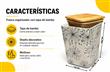CONTENEDOR GRANDE C/TAPA BAMBU