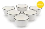 BOWL CERAMICA BLANCO - X6PCS