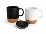 TAZA CERAMICA C/BASE CORCHO