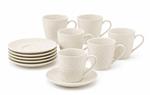 JUEGO DE TAZA + PLATO - 12PCS