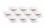 BOWL CERAMICA X10PCS - C/DISEÑO