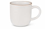 TAZA CERAMICA C/BORDE DORADO