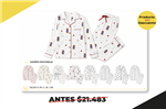 CONJUNTO PIJAMA C/CAMISA ESTAMPADO