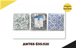 ACOLCHADO ESTAMPADO KING - BLANCO PARIS