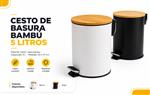 CESTO BASURA BAMBU - 5L