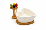 BOWL CORAZON C/SOPORTE