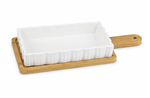 BANDEJA DE PORCELANA C/ BASE