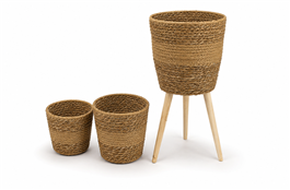 DECORTIVAS C/BASE SET X3 MACETAS
