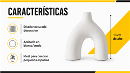 JARRON NORDICO DE CERAMICA - ARCO