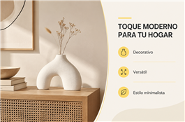 JARRON NORDICO DE CERAMICA GRANDE - ARCO