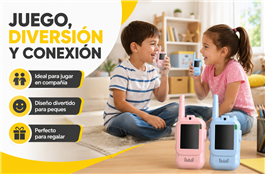 WALKIE TALKIE INFANTIL C/ CAMARA