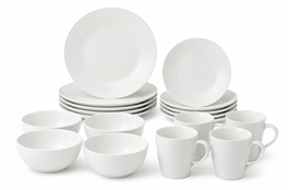 SET VAJILLA X16PCS - BLANCO