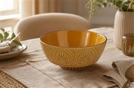 BOWL CERAMICA C/DISEÑO RELIEVE (X1PCS)