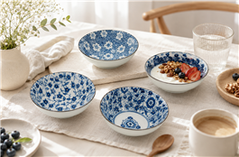 BOWL CERAMICA X4PCS - C/DISEÑO