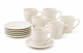 JUEGO DE TAZA + PLATO - 12PCS