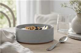 BOWL CERAMICA 15CM - GRIS (X1PCS)