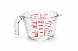 JARRA MEDIDORA VIDRIO - 500ML