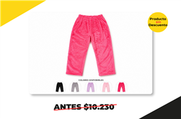 PANTALON PELUCHE - PIJAMA