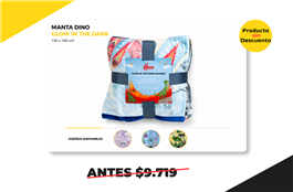 MANTA INFANTIL GLOW (50X60)