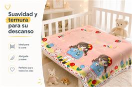 MANTA INFANTIL P/CUNA (110X140)